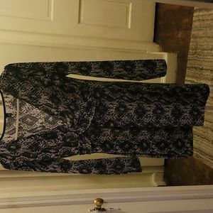 Womens Black and White Zebra Print Dress size 10